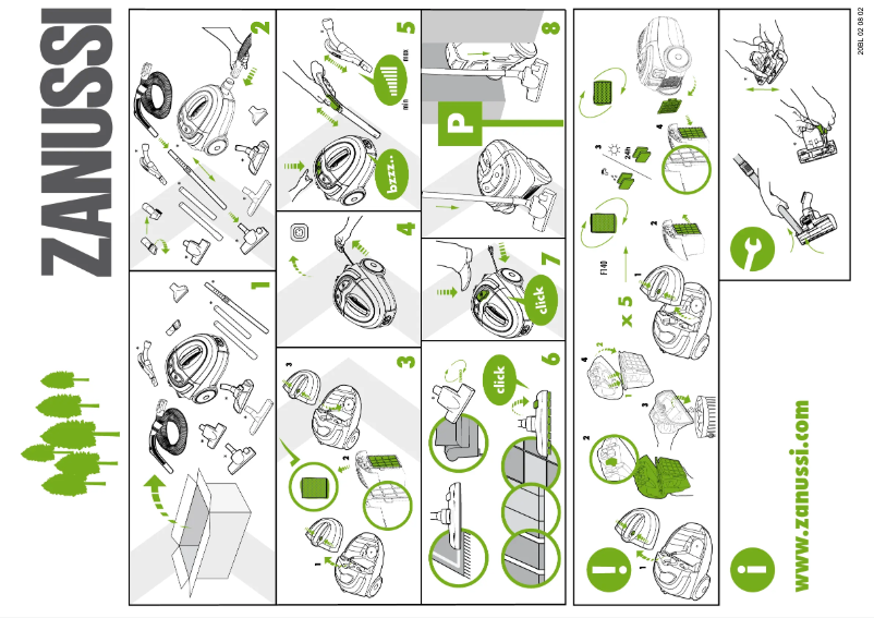 Imagen de la primera página del manual del dispositivo ZAN2030REL
