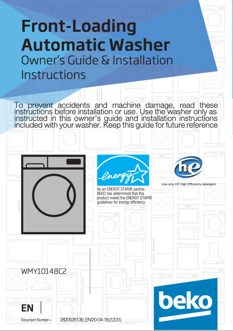 Imagen de la primera página del manual del dispositivo BEWADREC07