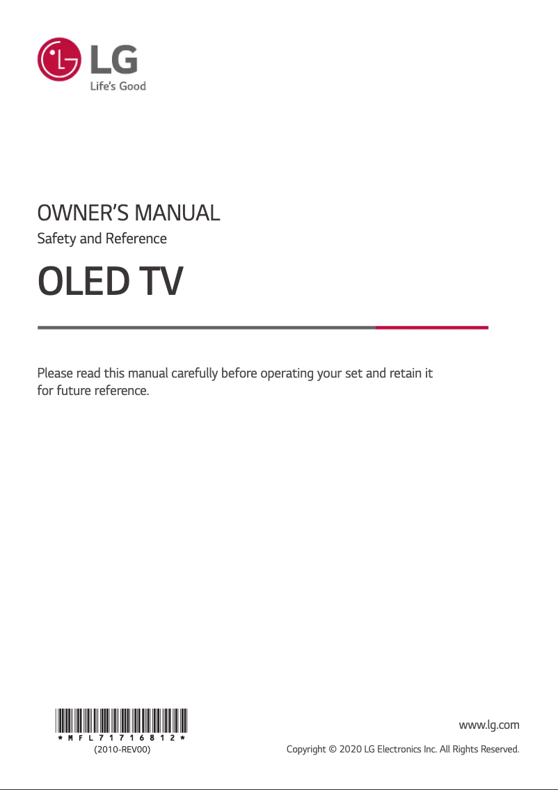 Imagen de la primera página del manual del dispositivo 48ES961H0ZD