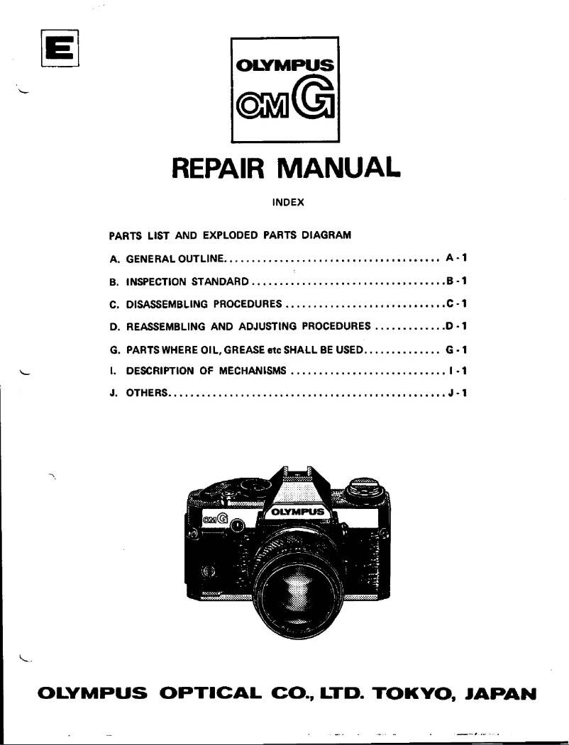 Página 1 del manual Manual de usuario Olympus OM G