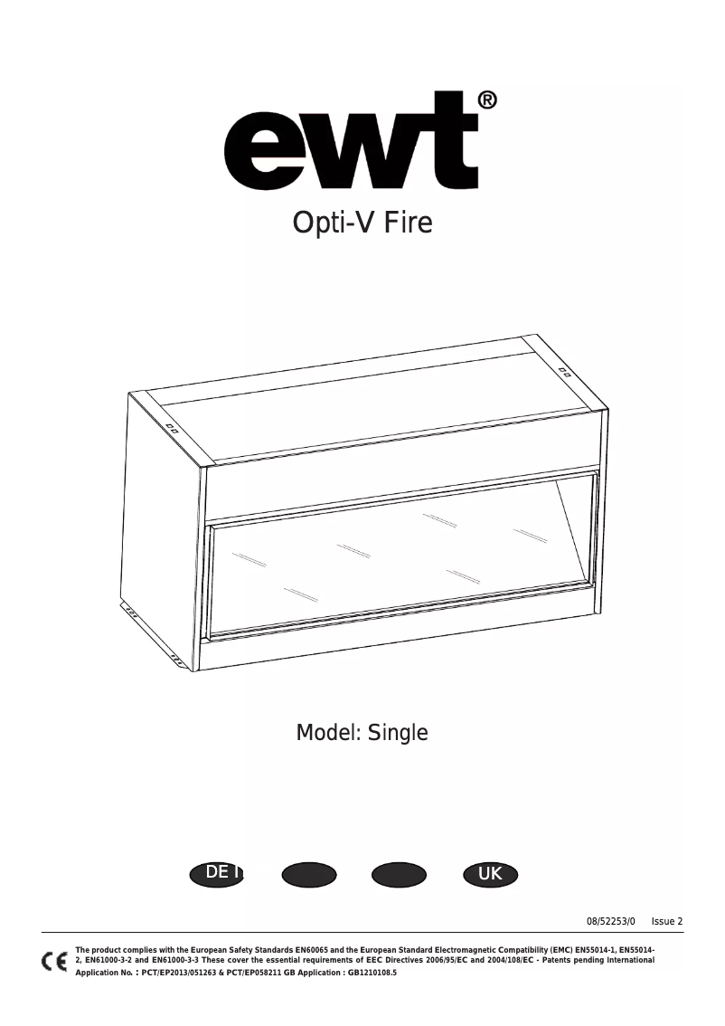 Página 1 del manual Manual de usuario EWT Opti-V Fire Single