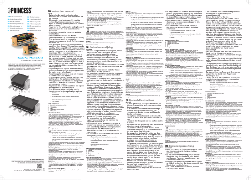 Imagen de la primera página del manual del dispositivo Pure 8 162910