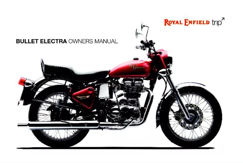 Página 1 del manual Manual de usuario Royal Enfield Bullet Electra Twinspark (2013)