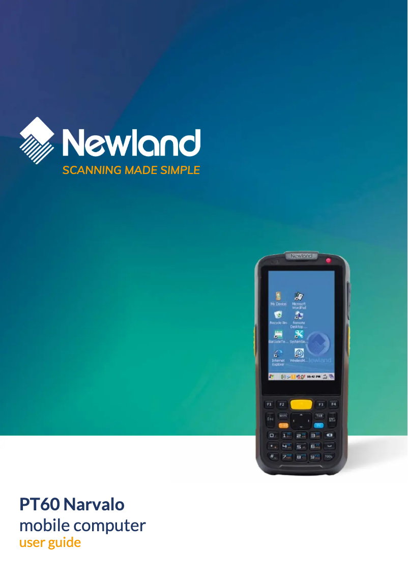 Imagen de la primera página del manual del dispositivo PT60 Narvalo