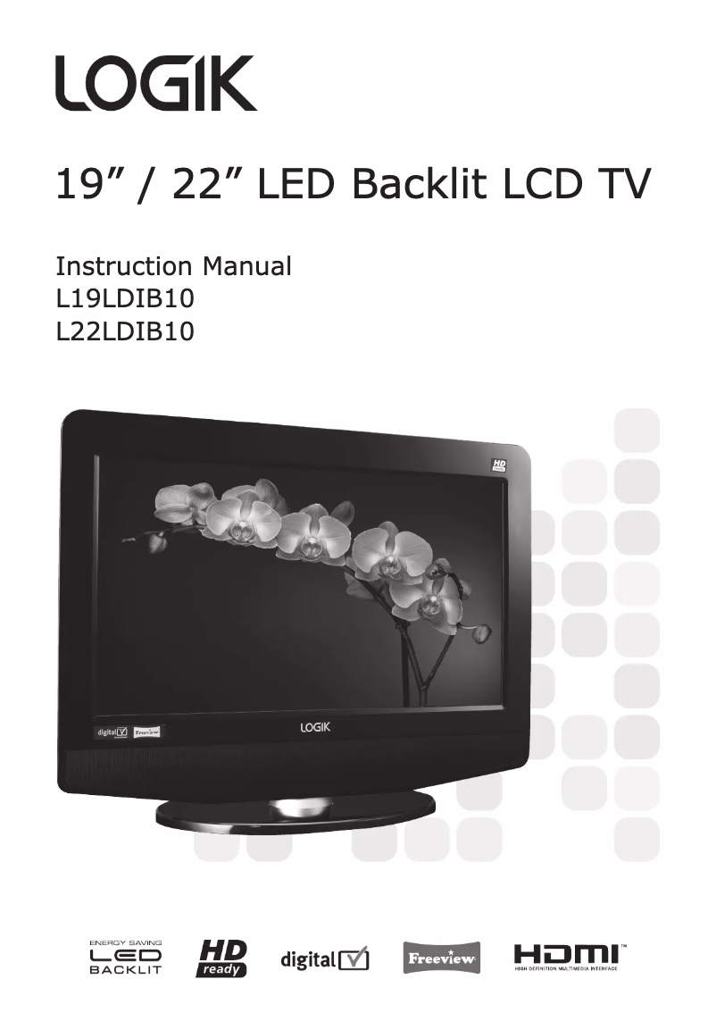 Imagen de la primera página del manual del dispositivo L19LDIB10