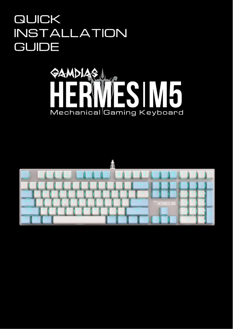 Página 1 del manual Manual de usuario Gamdias Hermes M5