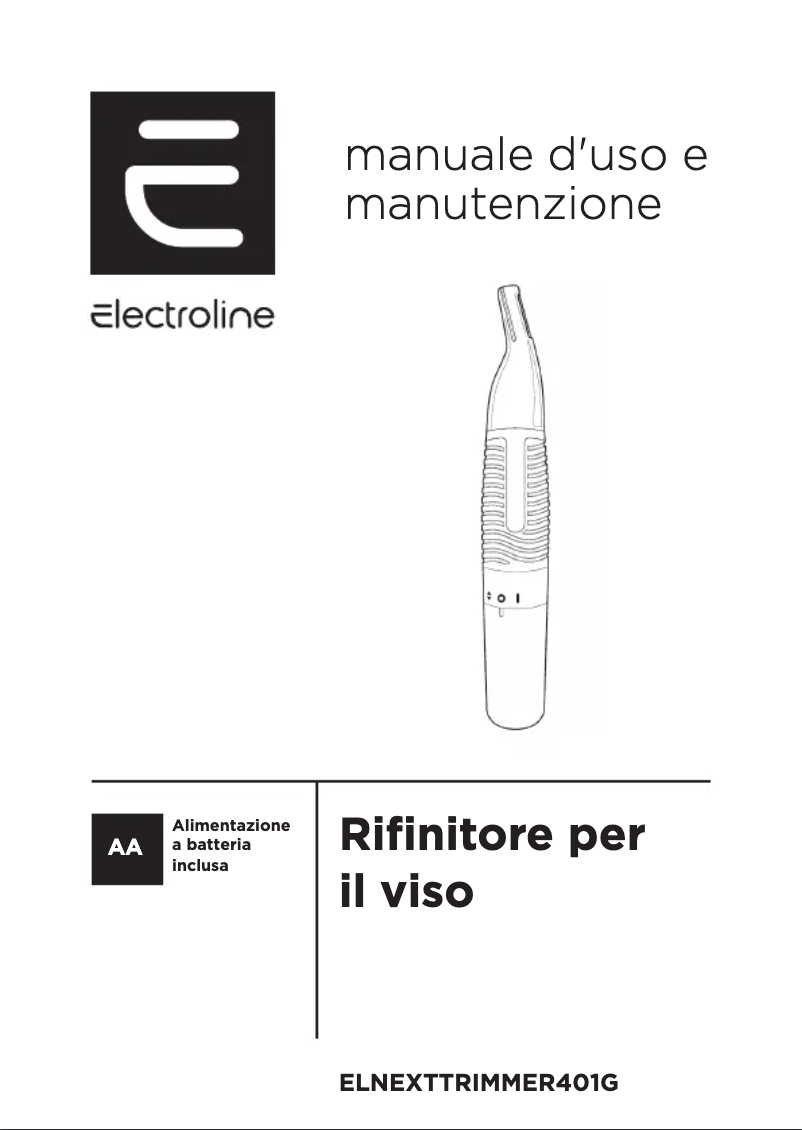 Imagen de la primera página del manual del dispositivo ELNEXTTRIMMER401G