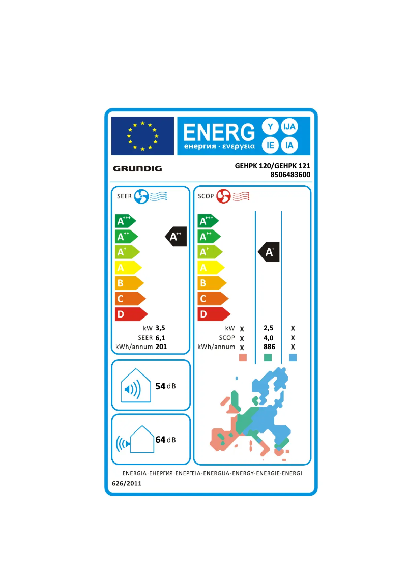 Imagen de la primera página del manual del dispositivo GEHPK 120 / GEHPK 121