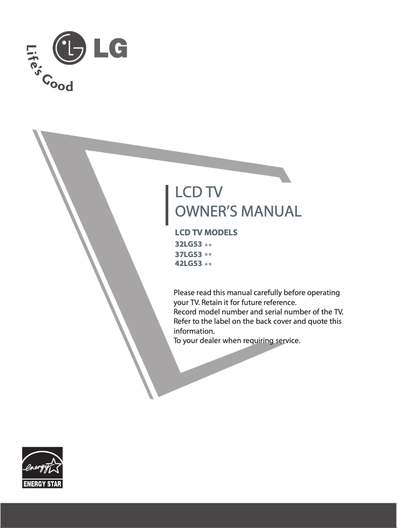 Página nº 1 - Manual de usuario LG 42LG5300