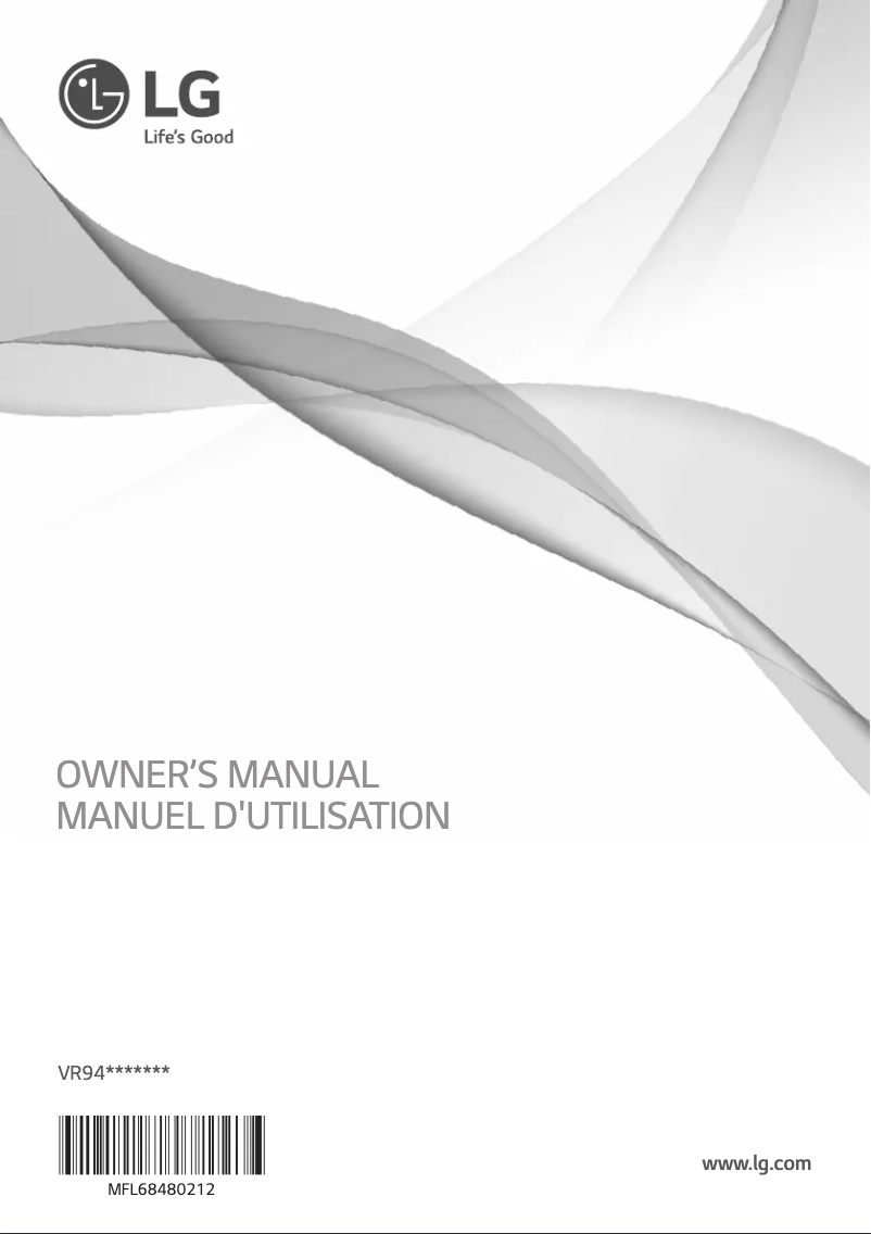 Imagen de la primera página del manual del dispositivo VR94070NCAQ