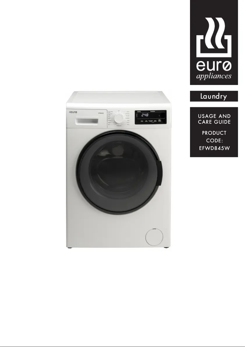 Imagen de la primera página del manual del dispositivo EFWD845W