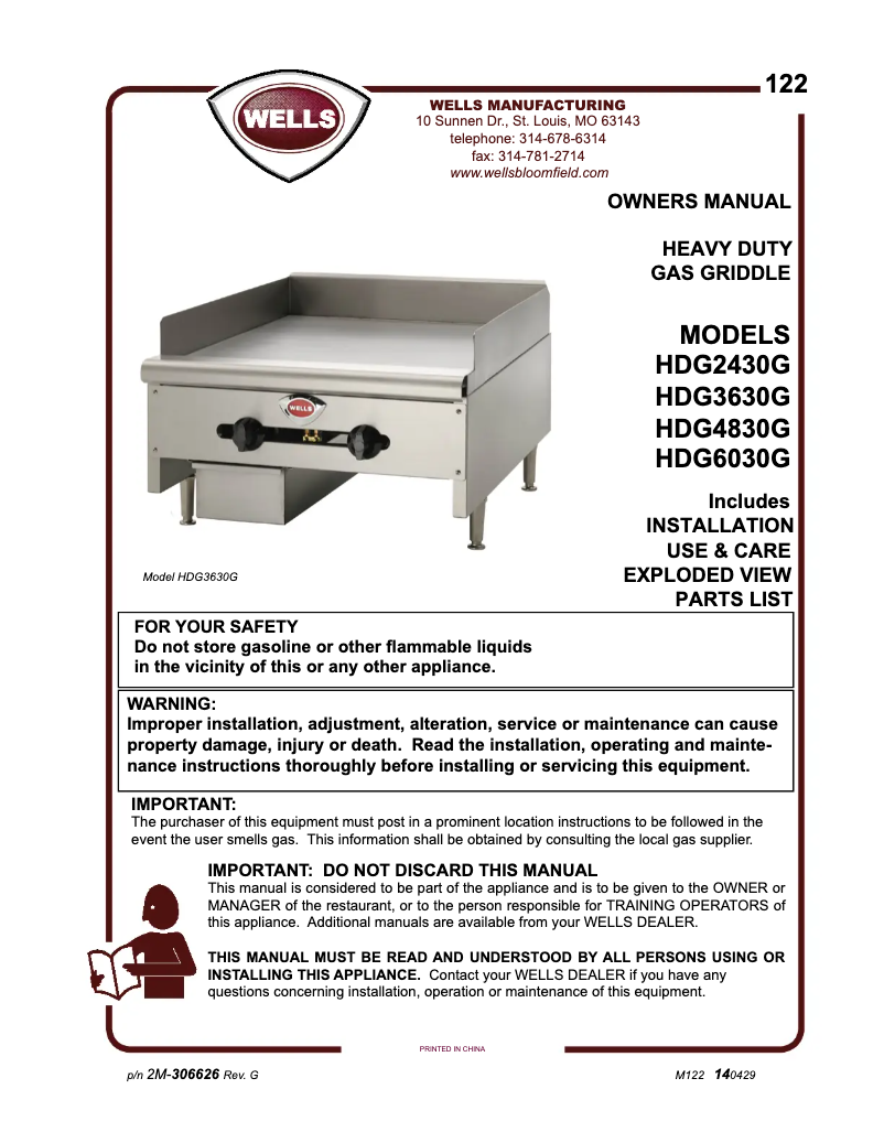 Imagen de la primera página del manual del dispositivo HDTG6030G