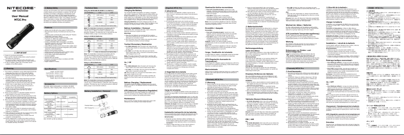 Imagen de la primera página del manual del dispositivo MT2C Pro