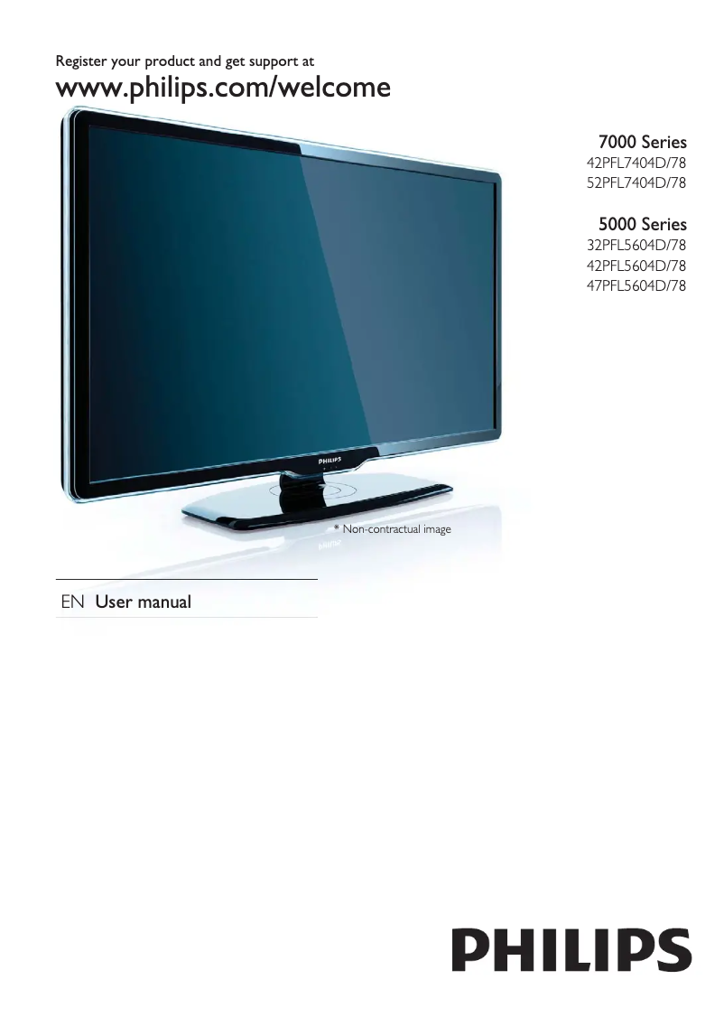 Página 1 del manual Manual de usuario Philips 47PFL5604D