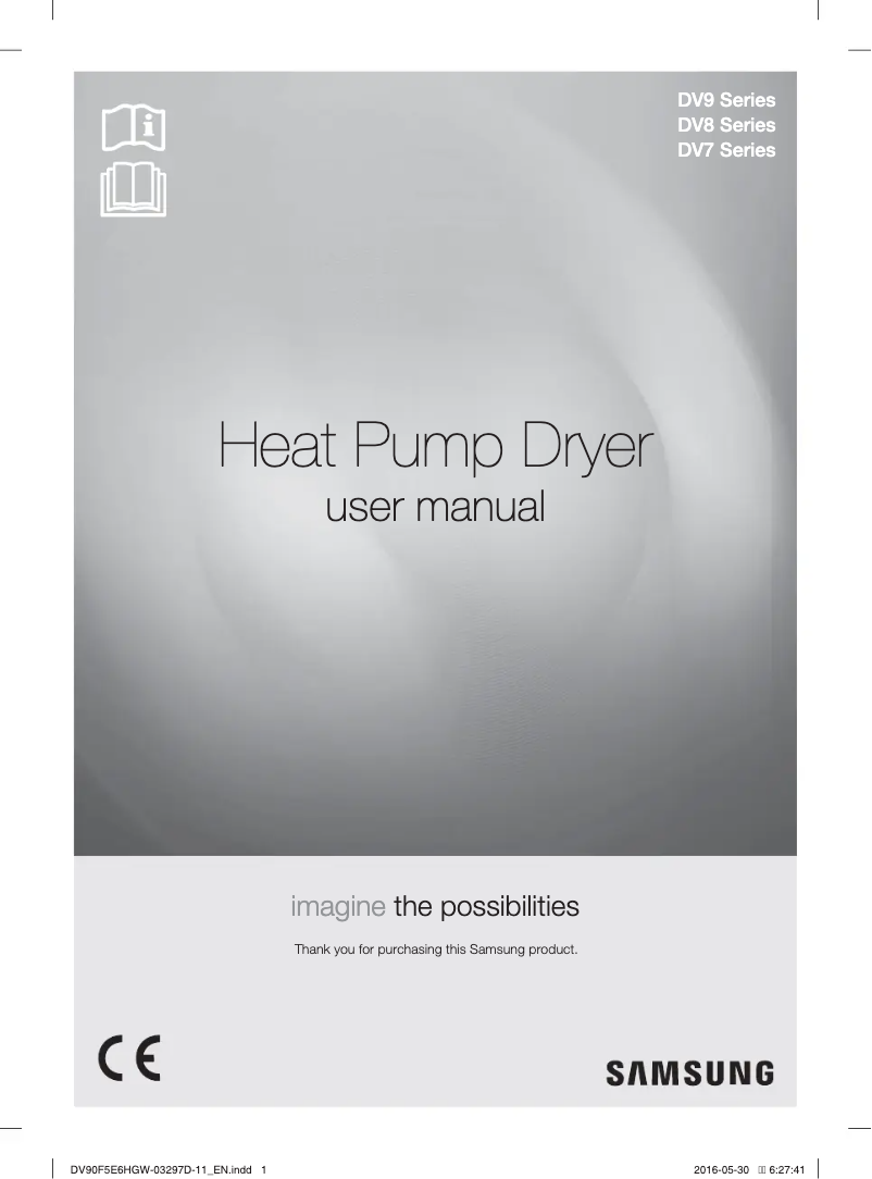 Imagen de la primera página del manual del dispositivo DV80F5EMHGW