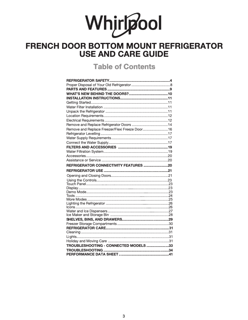 Página 1 del manual Manual de usuario Whirlpool WQ9I FO1BX UK