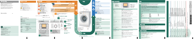 Imagen de la primera página del manual del dispositivo WAS287B2FF