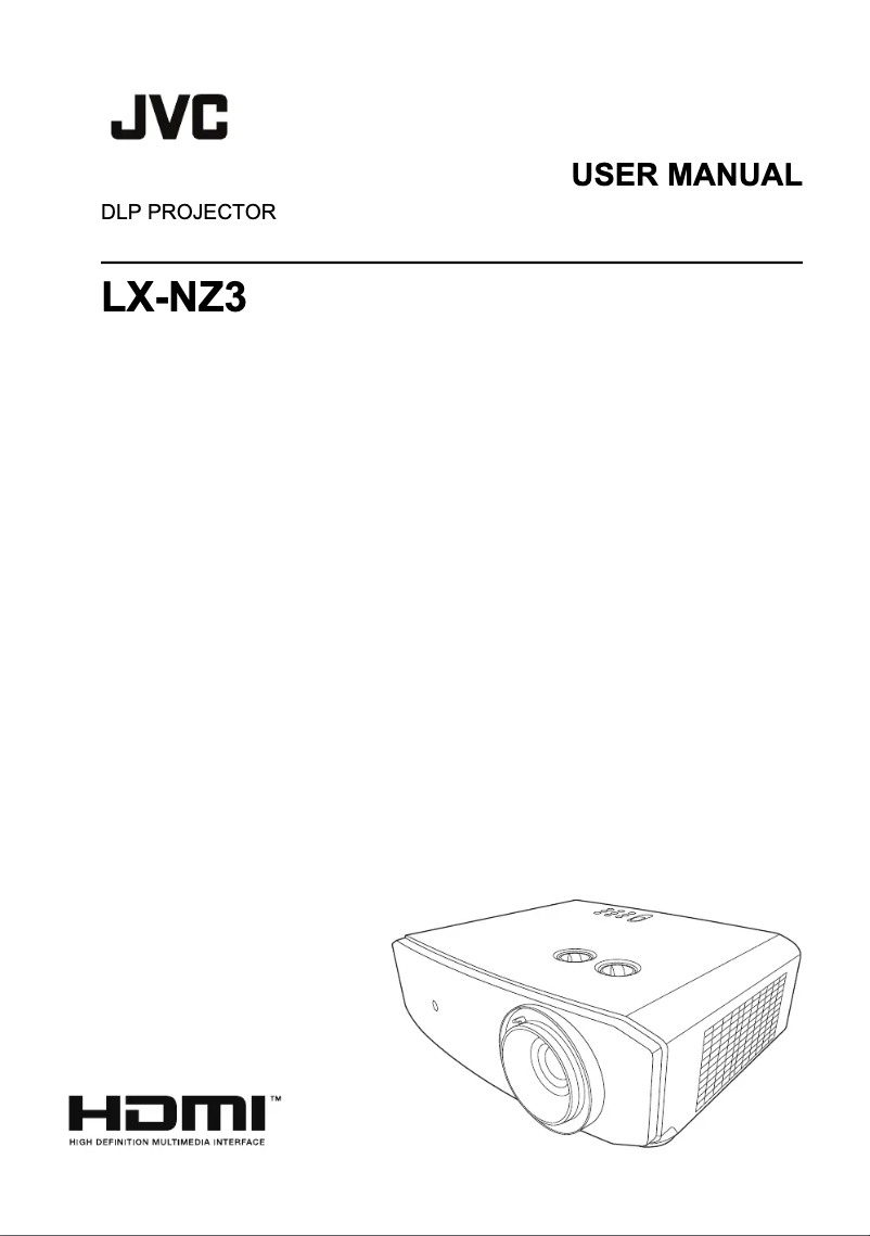 Página 1 del manual Manual de usuario JVC LX-NZ3W