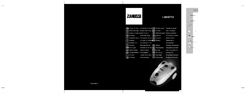 Página 1 del manual Manual de usuario Zanussi ZAN 3712
