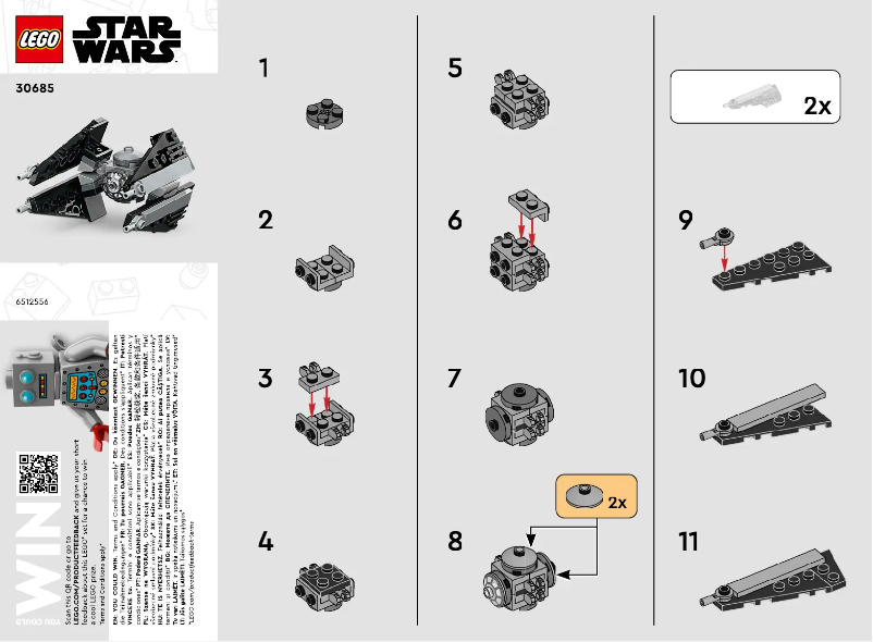 Imagen de la primera página del manual del dispositivo Star Wars 30685