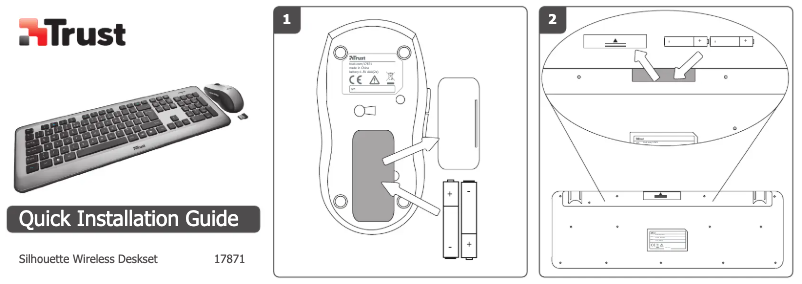 Página nº 1 - Manual de usuario Trust 17871 Silhouette Wireless