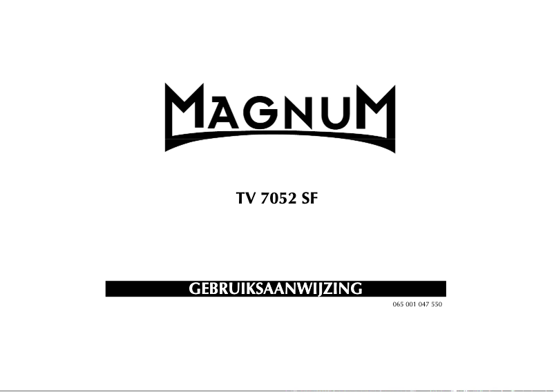 Imagen de la primera página del manual del dispositivo TV 7052 SF