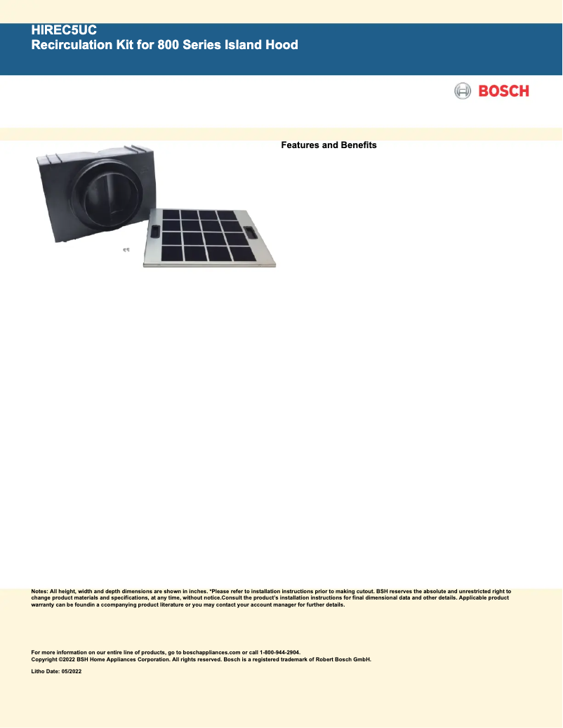 Imagen de la primera página del manual del dispositivo HIREC5UC