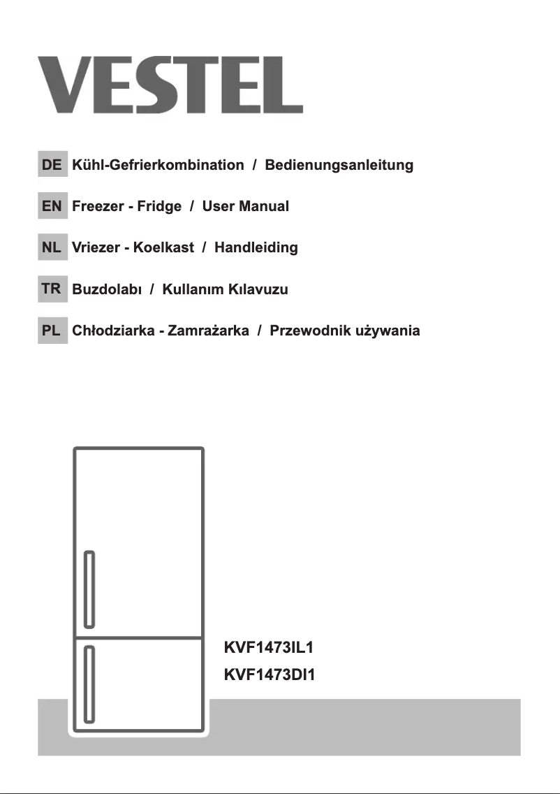 Página 1 del manual Manual de usuario Vestel KVF1473IL1