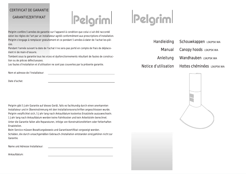 Imagen de la primera página del manual del dispositivo PSK 600