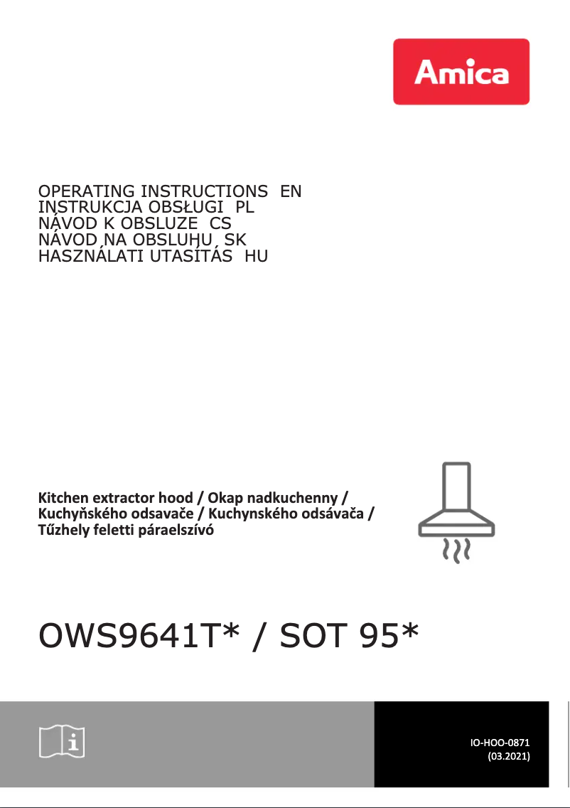 Página 1 del manual Manual de usuario Amica SOT 95 X