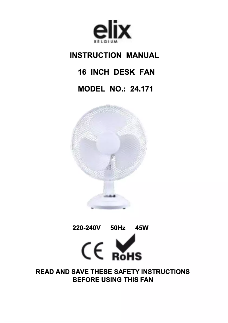Página 1 del manual Manual de usuario Elix 24.171