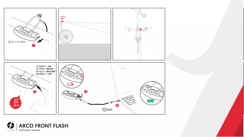 Imagen de la primera página del manual del dispositivo Arco Front