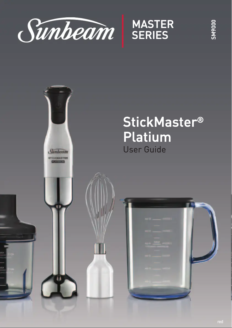 Imagen de la primera página del manual del dispositivo StickMaster Platinum SM9000