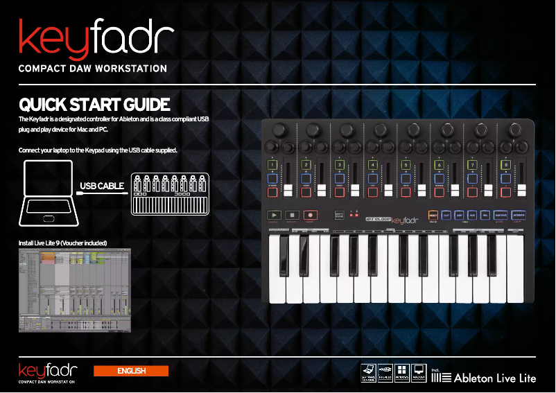 Página 1 del manual Manual de usuario Reloop Keyfadr