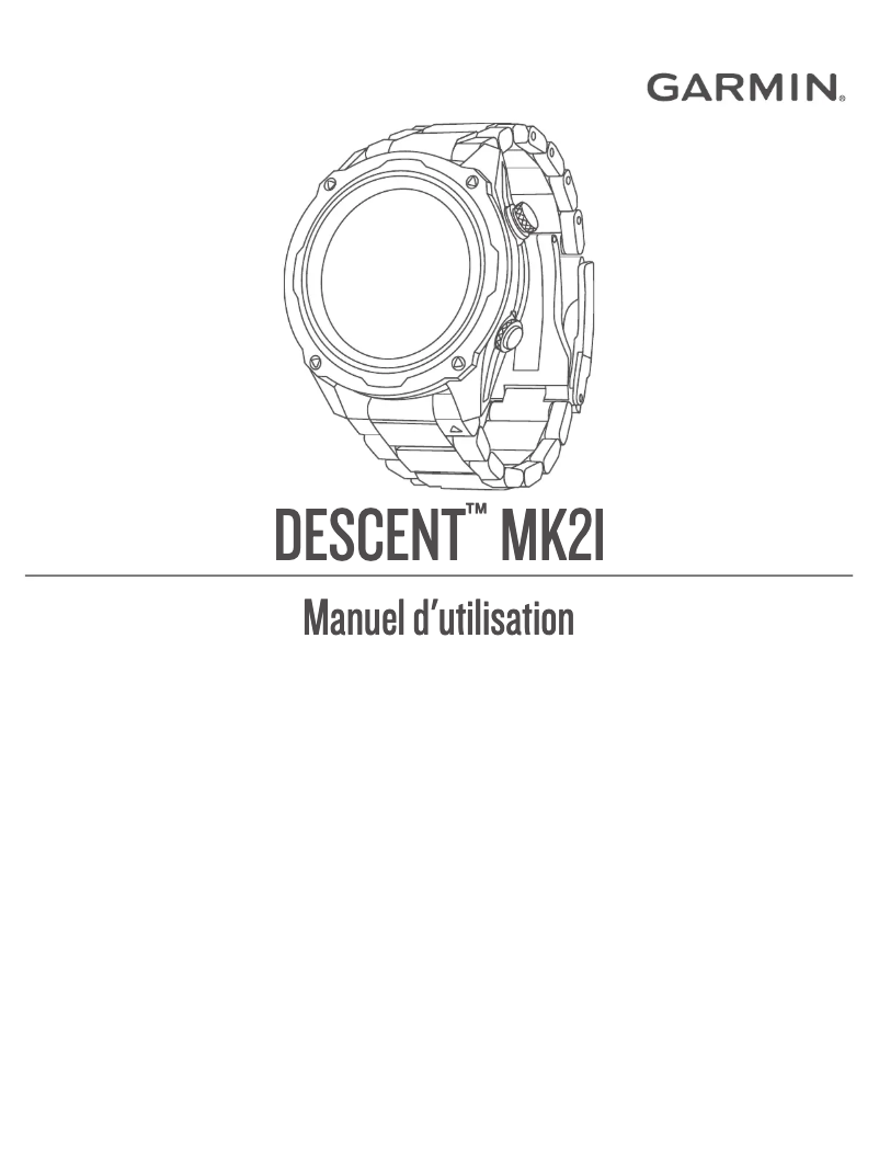 Imagen de la primera página del manual del dispositivo Descent Mk2i
