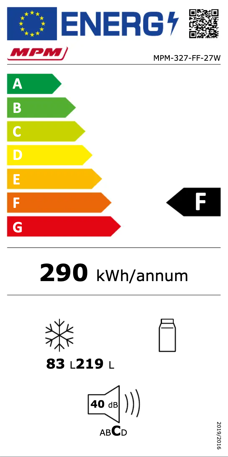 Imagen de la primera página del manual del dispositivo MPM-327-FF-27W