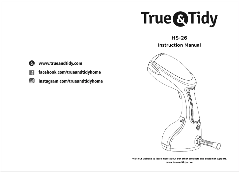 Página 1 del manual Manual de usuario True & Tidy HS-26