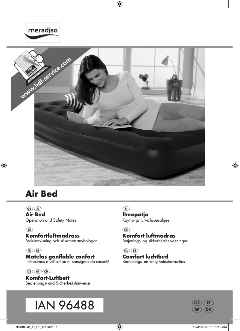 Imagen de la primera página del manual del dispositivo IAN 114256