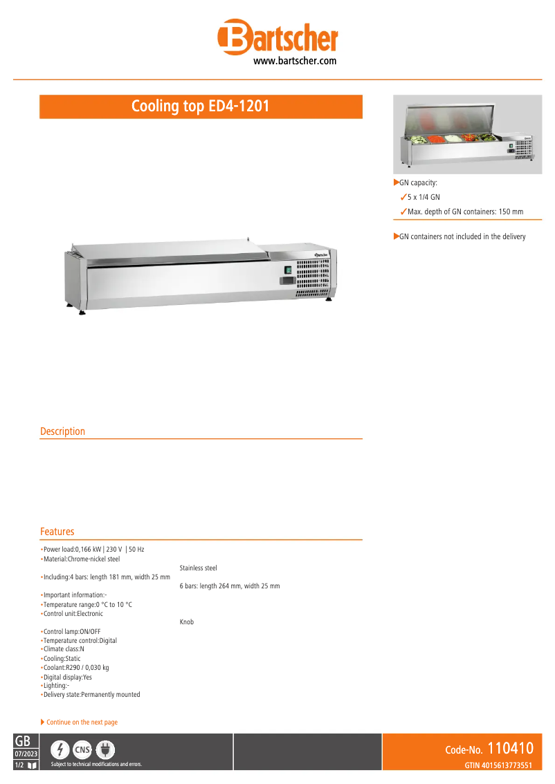 Imagen de la primera página del manual del dispositivo ED4-1201