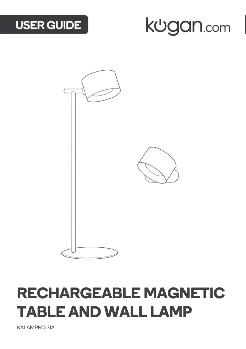 Imagen de la primera página del manual del dispositivo KALAMPMG31A