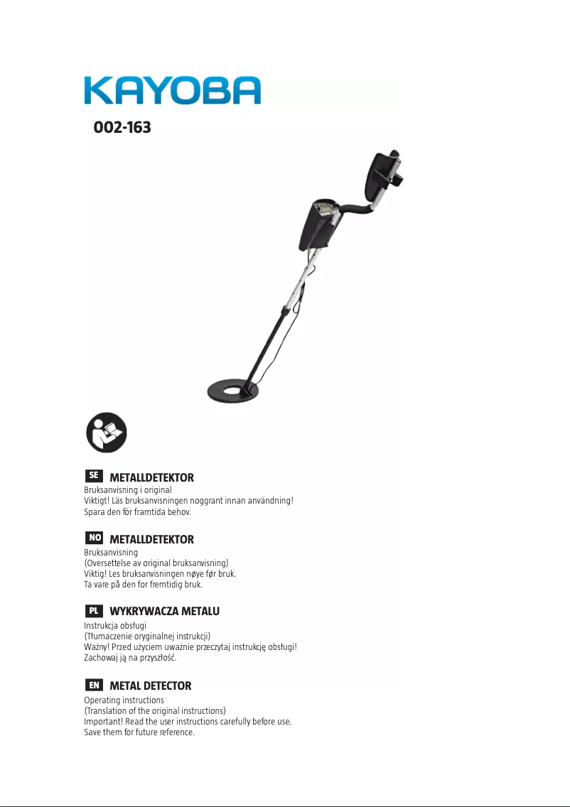 Imagen de la primera página del manual del dispositivo 002-163