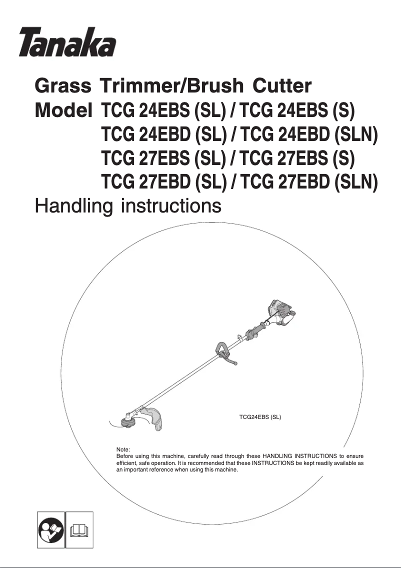 Imagen de la primera página del manual del dispositivo TCG27EBS