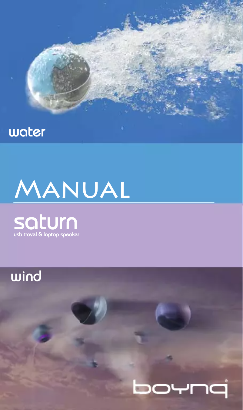 Imagen de la primera página del manual del dispositivo Saturn