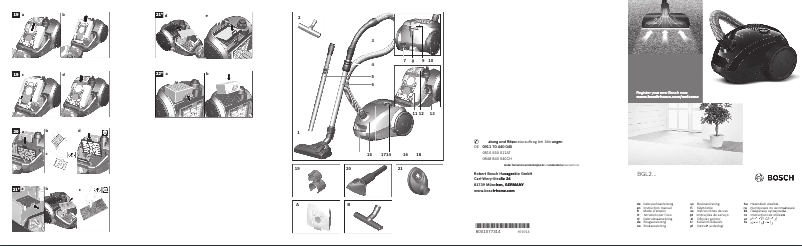 Página 1 del manual Manual de usuario Bosch BGL2UAECO