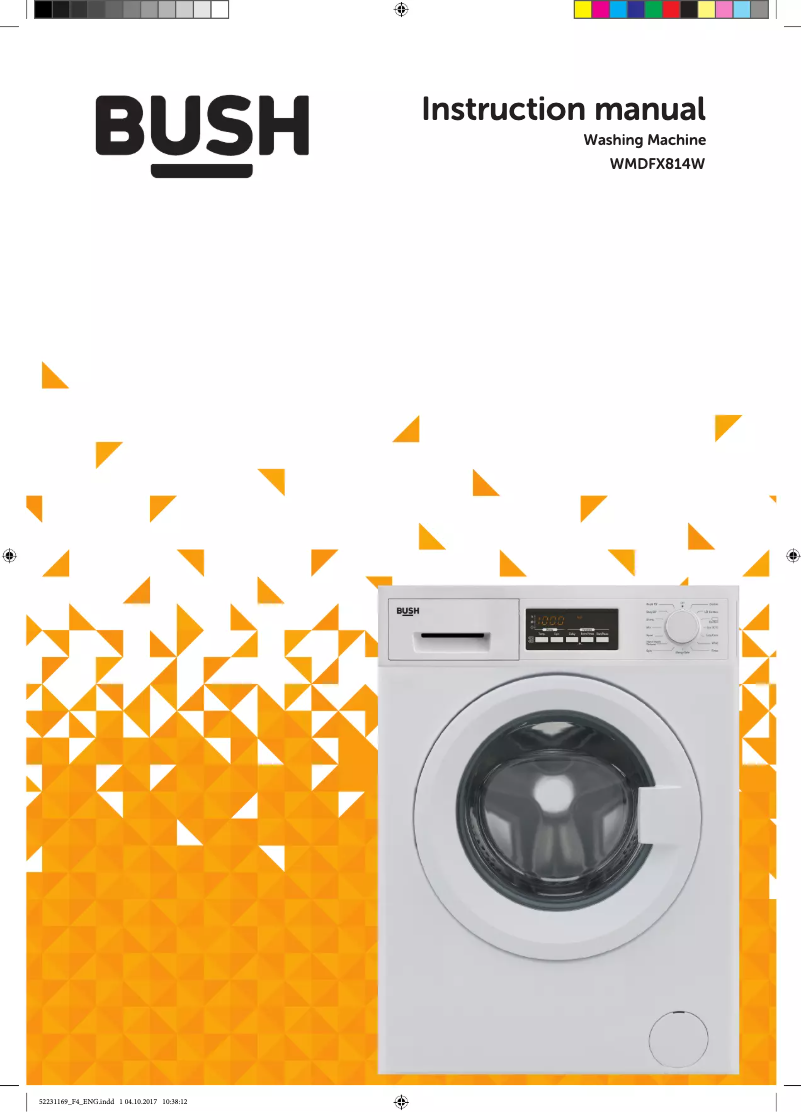 Imagen de la primera página del manual del dispositivo WMDFX814W