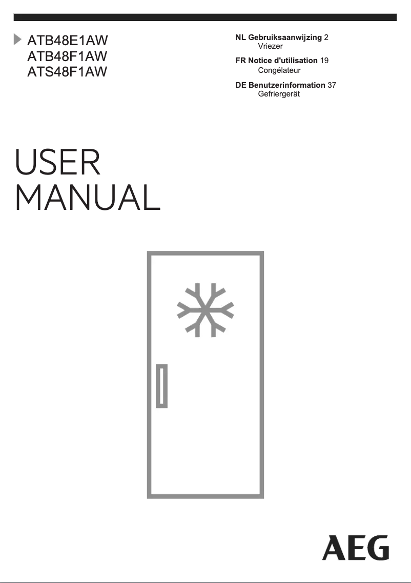 Imagen de la primera página del manual del dispositivo ATB48F1AW