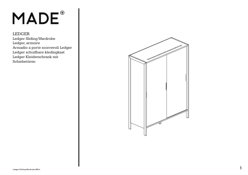 Imagen de la primera página del manual del dispositivo Ledger
