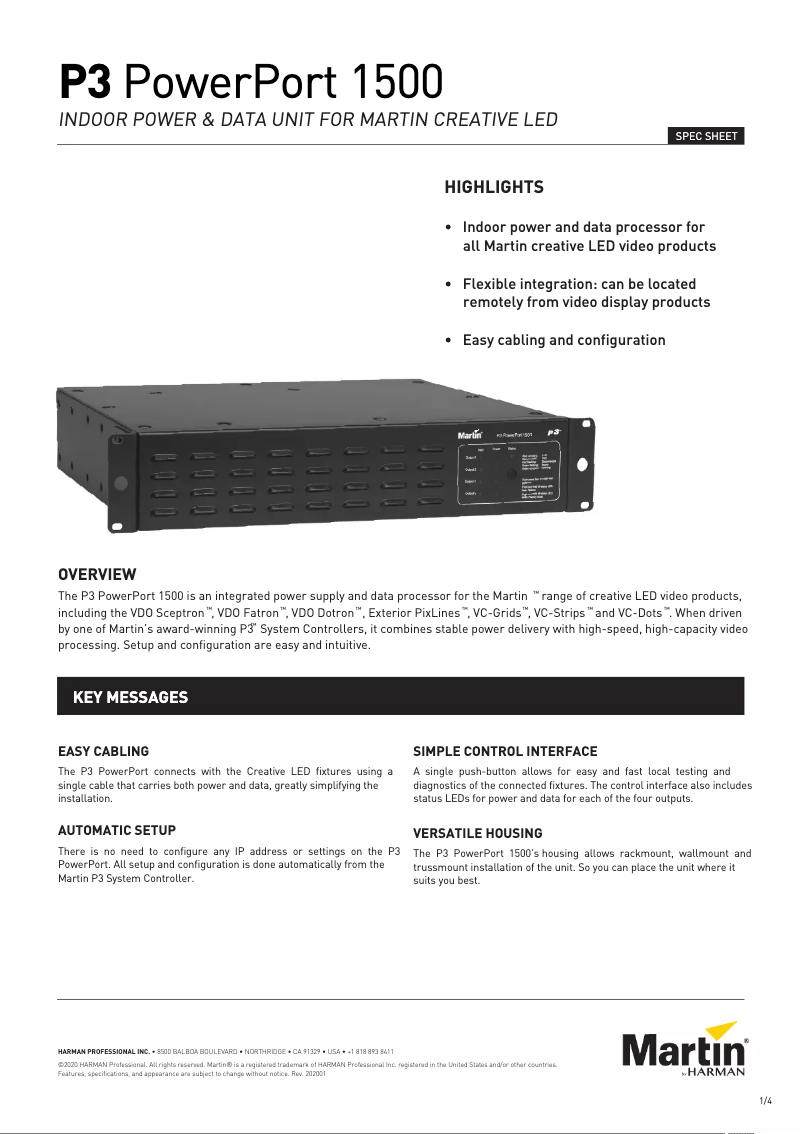 Imagen de la primera página del manual del dispositivo P3 PowerPort 1500