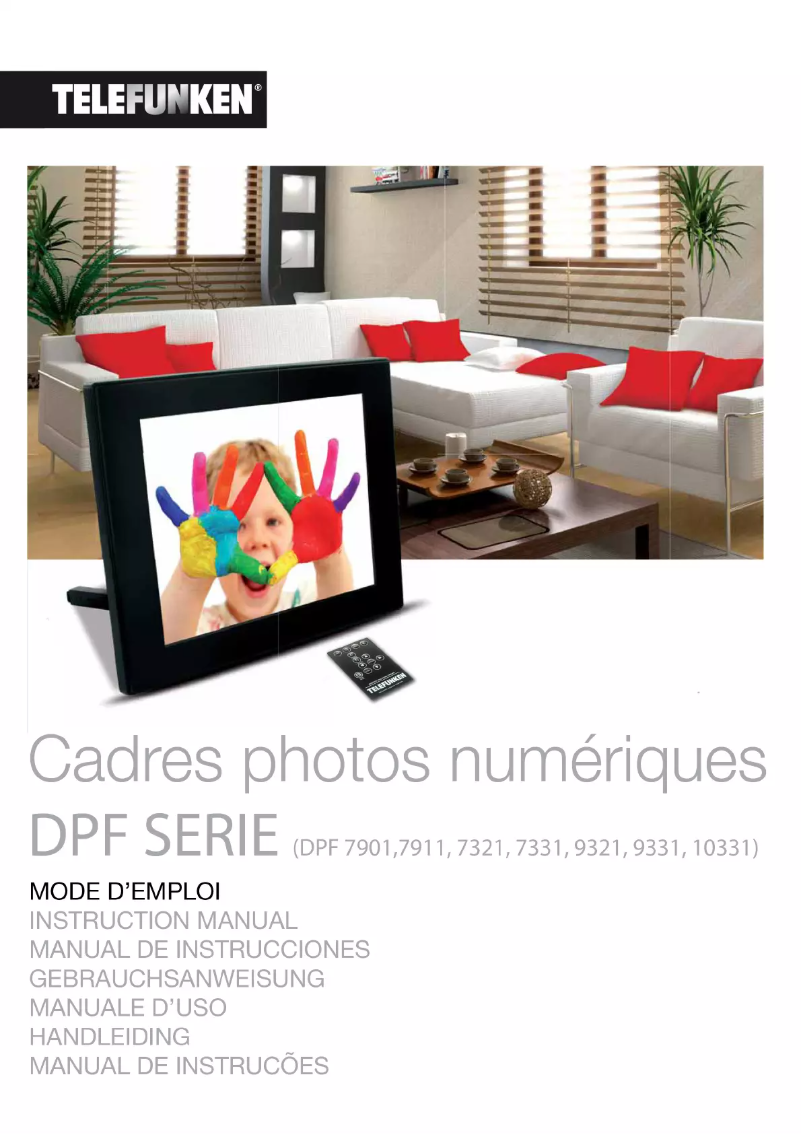 Imagen de la primera página del manual del dispositivo DPF 7331