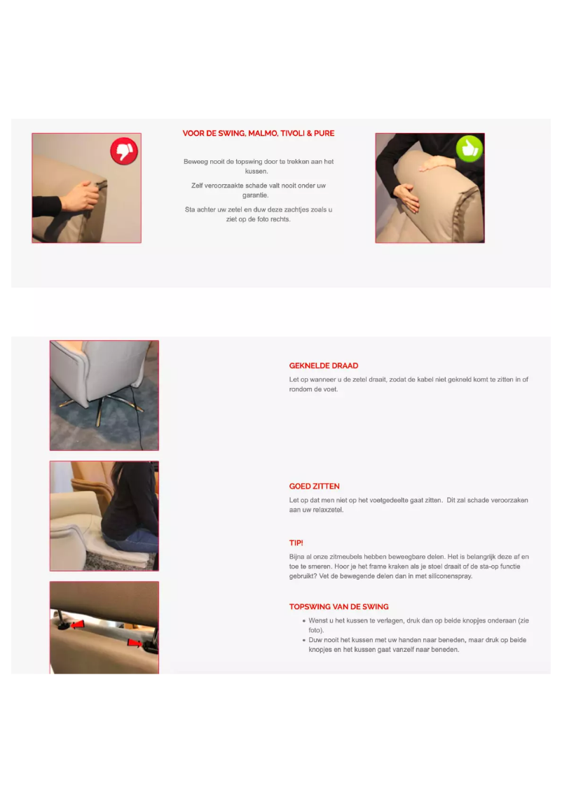 Página 1 del manual Manual de usuario Swiss Relax Medicare